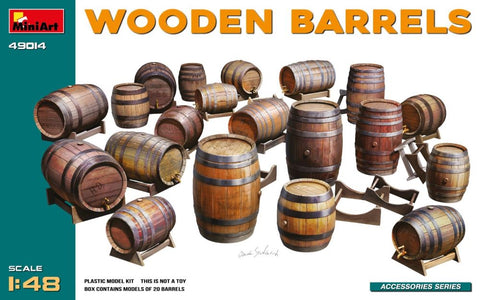 MINIART 1/48 Wooden Barrels (20)