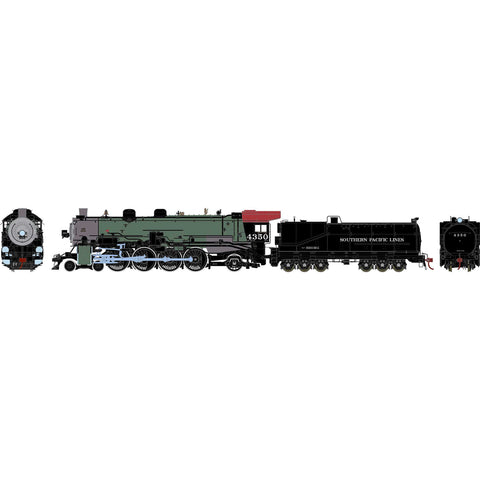 ATHEARN HO 4-8-2 MT-4 Steam Locomotive, Southern Pacific #4350
