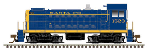ATLAS HO Alco S4 – LokSound and DCC – Master(R) Gold — Santa Fe 1522 (blue, yellow)