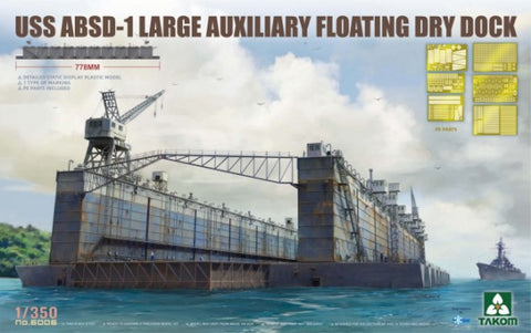TAKOM 1/350 USS ABSD1 Large Auxiliary Floating Dry Dock