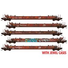 MICRO TRAINS N 70' Husky Stack Well Cars