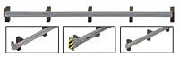 WALTHERS HO Roadway Guardrails -- Kit - 200' 60.9m Scale Long