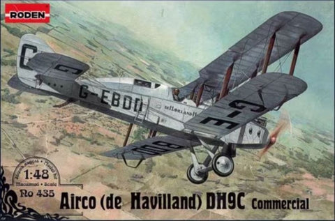 RODEN 1/48 Airco (DeHavilland) DH9C Commercial Biplane