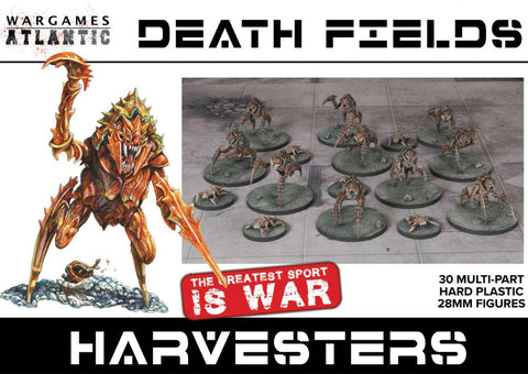 WARGAMES ATLANTIC  28mm Death Fields: Harvesters Alien Bugs (30)