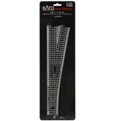 KATO HO Unitrack #6 492mm (19 3/8") Manual Right Turnout with 867mm (34 1/8") Radius Curve