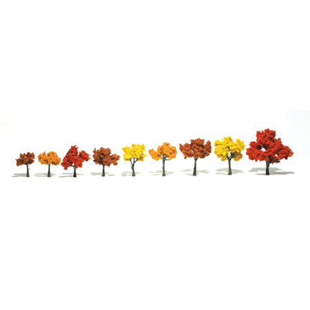 WOODLAND SCENICS Ready-Made Tree Fall 1.25"-3" (9)