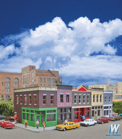 WALTHERS N Merchant's Row Kit