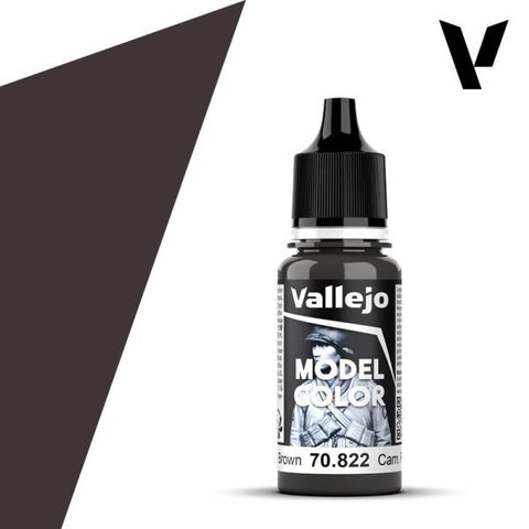 VALLEJO 17ml Bottle German Camouflage Black Brown Model Color