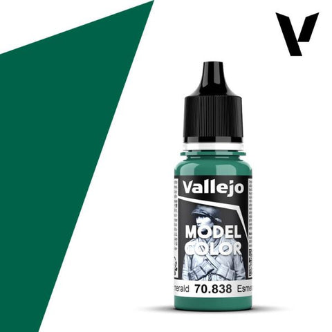 VALLEJO 17ml Bottle Emerald Green Model Color