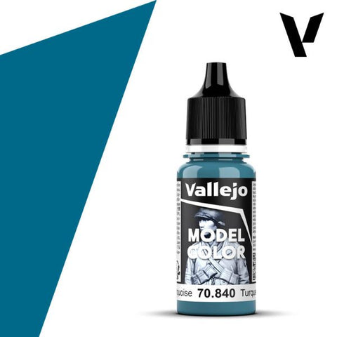VALLEJO 17ml Bottle Light Turquoise Model Color