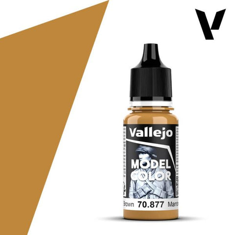 VALLEJO 17ml Bottle Gold Brown Model Color