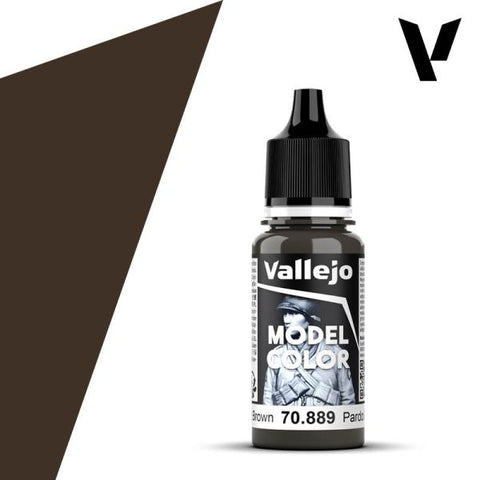 VALLEJO 17ml Bottle USA Olive Brown Model Color