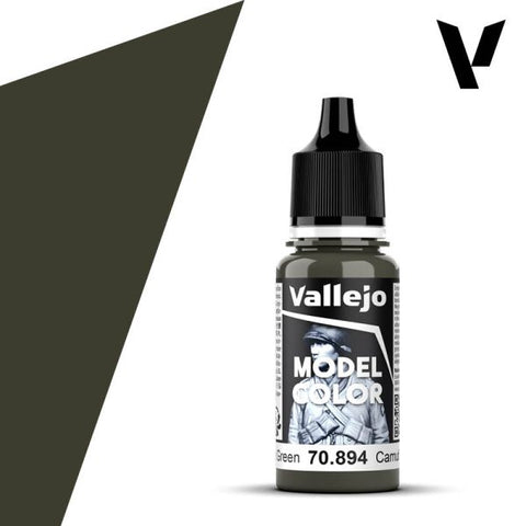 VALLEJO 17ml Bottle Camouflage Olive Green Model Color