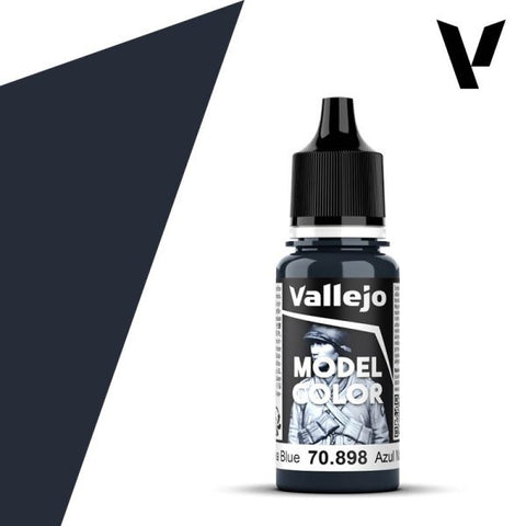 VALLEJO 17ml Bottle Dark Sea Blue Model Color