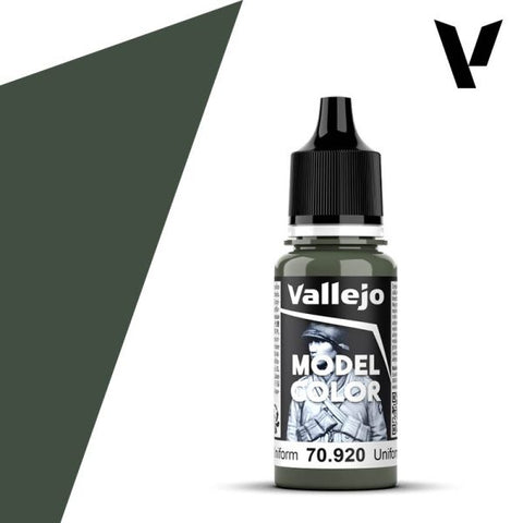 VALLEJO 17ml Bottle German Uniform Green Model Color