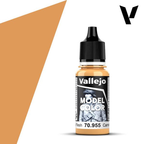 VALLEJO 17ml Bottle Flat Flesh Model Color