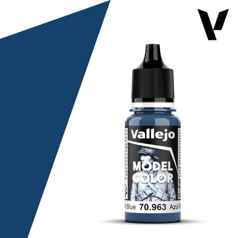 VALLEJO 17ml Bottle Medium Blue Model Color