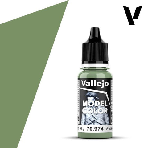 VALLEJO 17ml Bottle Green Sky Model Color