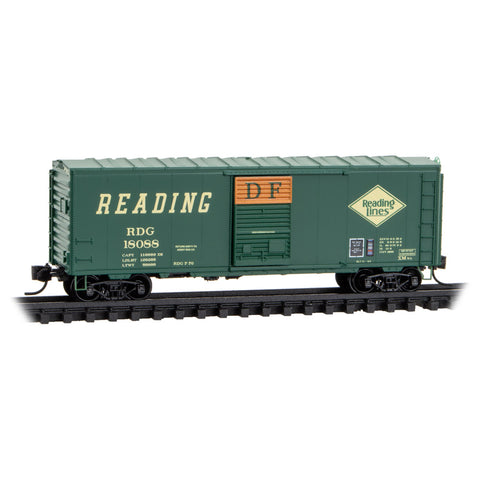 MICRO TRAINS N 40' Standard Boxcar, Reading #18088