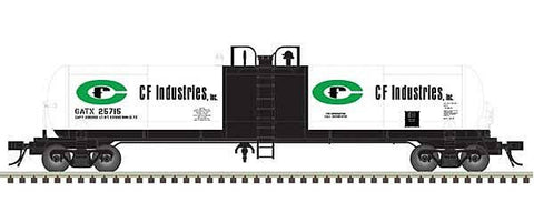 ATLAS N 20,700-Gallon Tank Car, Master, CF Industries GATX #25715