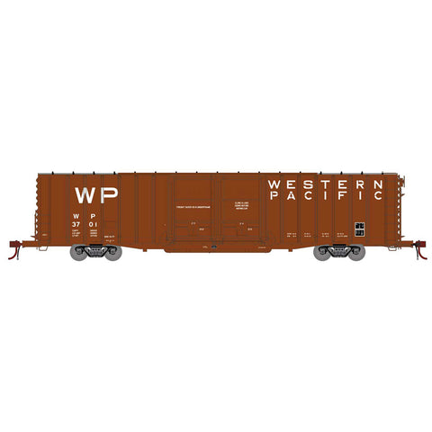 ATHEARN HO G75897 60' PS Auto Box Car, Western Pacific #3701