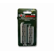 KATO N Unitrack Short Track Assortment Set B, 1-5/16in and 1-1/2in, Pkg of 8