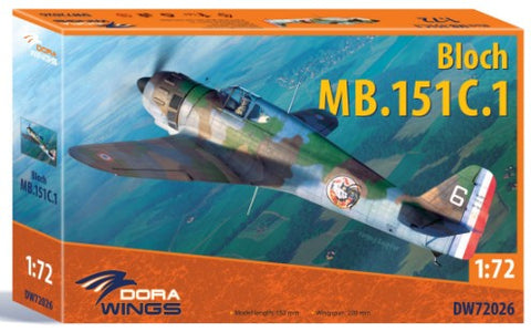 DORA WINGS 1/72 Bloch MB151C1 Fighter