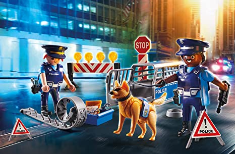 PLAYMOBIL POLICE ROADBLOCK