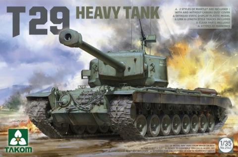 TAKOM 1/35 US T29 Heavy Tank