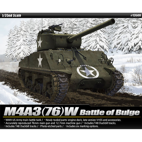 1/35 M4A3 (76)W "BATTLE OF THE BULGE"