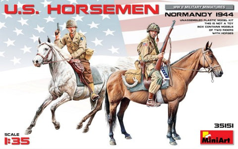 MINIART1/35 US Horsemen Normandy 1944 (2 Mtd)