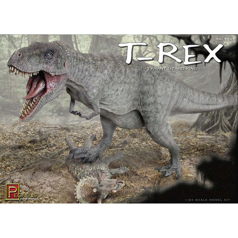 PEGASUS 1/32 T-Rex Dinosaur w/Baby Triceratops