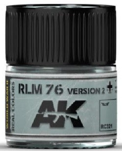 Real Colors: RLM76 Version 2 Blue Acrylic Lacquer Paint 10ml Bottle