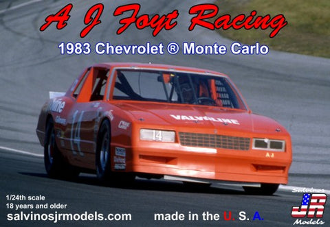 SALVINOS 1/24 AJ Foyt Racing #14 1983 Chevrolet Monte Carlo Race Car