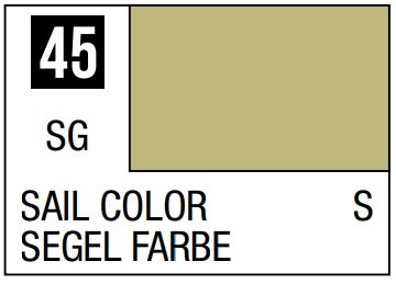 MR HOBBY 10ml Lacquer Based Semi-Gloss Sail Color