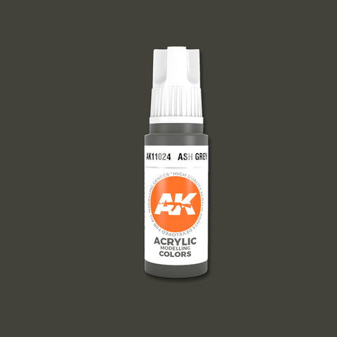 AKI Ash Grey 3G Acrylic Paint 17ml Bottle