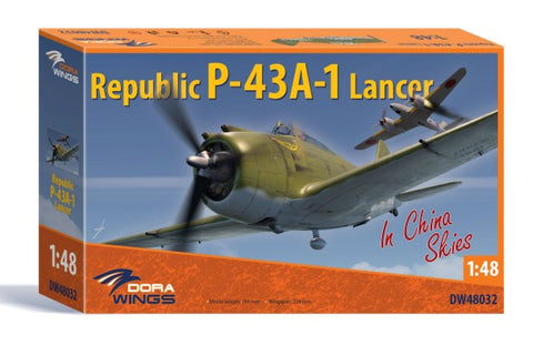DORA WINGS 1/48 Republic P43A1 Lancer in China Skies Aircraft
