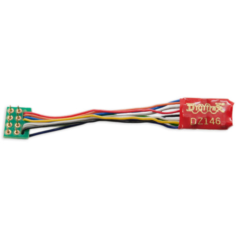 DIGITRAX DZ146PS 1 Amp Z / N / HO Scale Decoder with DCC Medium Plug with 1 ‘ Harness