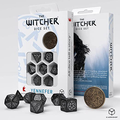 THE WITCHER DICE SET YENNEFER