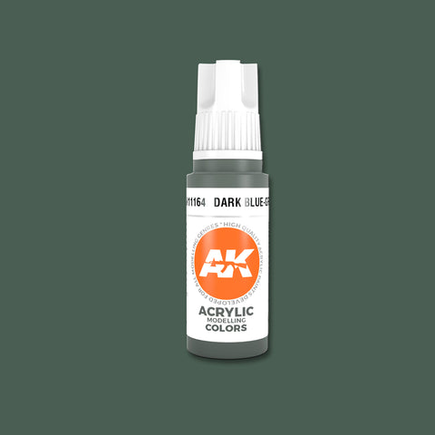AKI Dark Blue Grey 3G Acrylic Paint 17ml Bottle