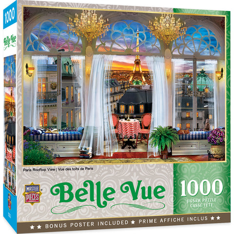 1000-PIECE Belle Vue - Paris Rooftop View PUZZLE