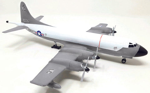 ATLANTIS 1/115 Lockheed P-3A Orion US Navy Anti Submarine Patrol Plastic Model Airplane Kit, Skill Level 2