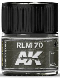 Real Colors: RLM70 Green Acrylic Lacquer Paint 10ml Bottle