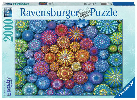 2000-PIECE Radiating Rainbow Mandalas  PUZZLE