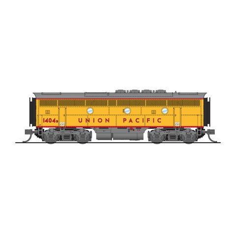 BROADWAY LIMITED N EMD F3B, UP 1408C, Yellow & Gray As-Delivered, Paragon4 Sound/DC/DCC