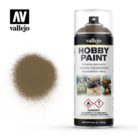VALLEJO Solvent-Based Acrylic Paint 400ml Spray English Uniform Infantry