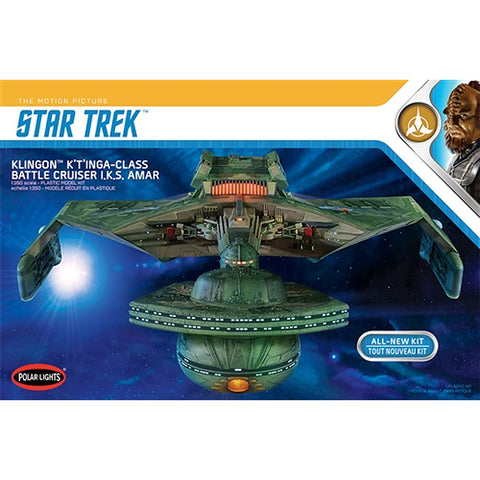 POLAR LIGHTS 1/350 Star Trek Klingon K't'inga Class Battle Cruiser IKS Amar