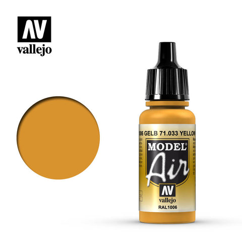 VALLEJO 17ML Yellow Ochre Model Air