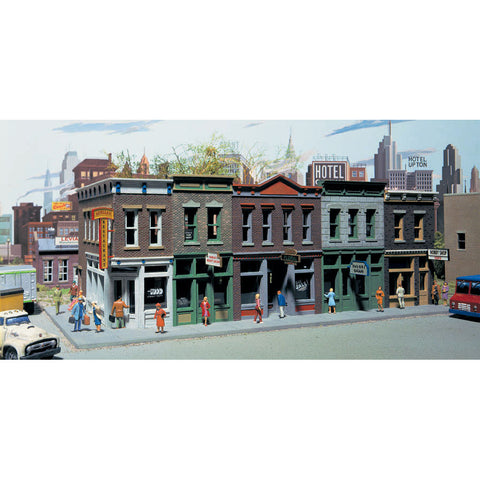 WALTHERS HO Merchant's Row I Kit