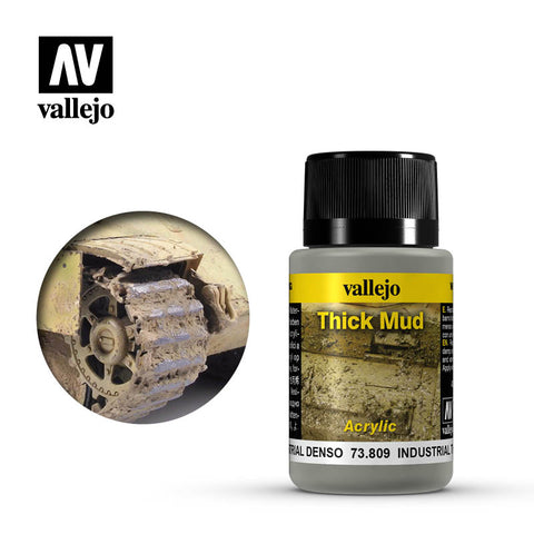 VALLEJO 40ml Bottle Industrial Thick Mud Weathering Effect